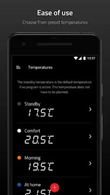 Intergas Comfort Touch android App screenshot 2